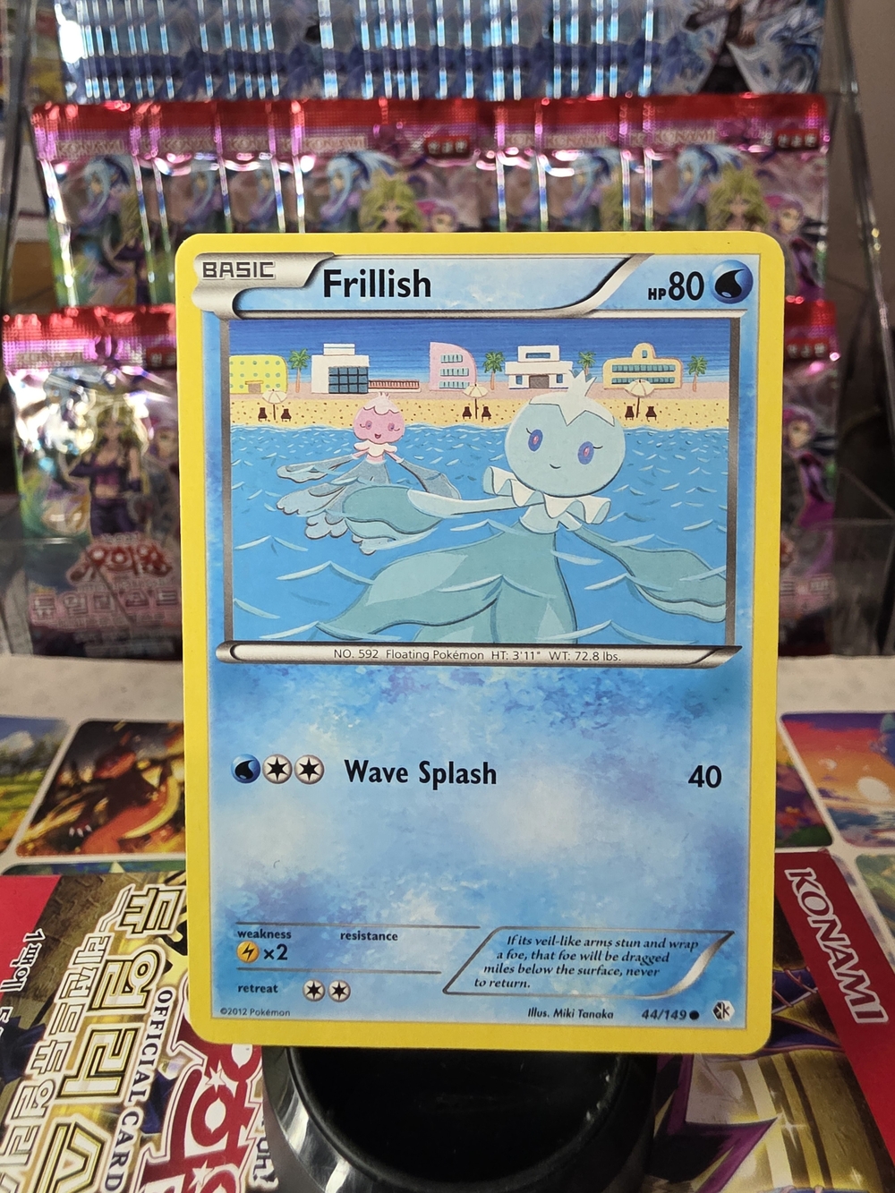 Frillish Trading Card - Blue